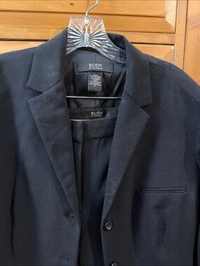 Victoria's Secret Black  Pea Coat Jacket with slacks